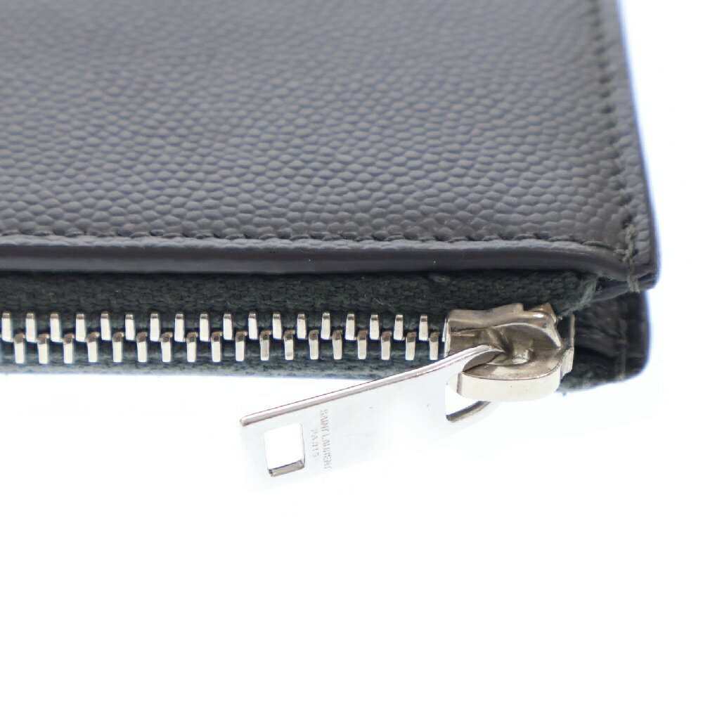 Saint Laurent PARIS Case Leather Gray - Picture 5 of 5